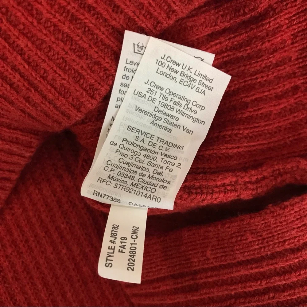 Madewell Chunky Knit Crew Neck Sweater, Medium - Picture 6 of 6